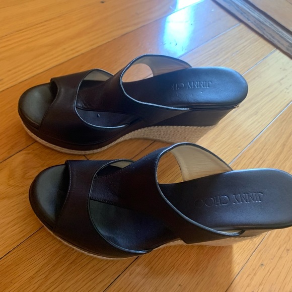 Jimmy Choo black slides - barely worn! - Picture 5 of 5